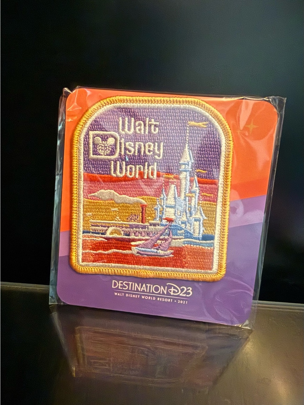 Disney Destination D23 2021 Event Exclusive Embroidered WDW Castle Patch